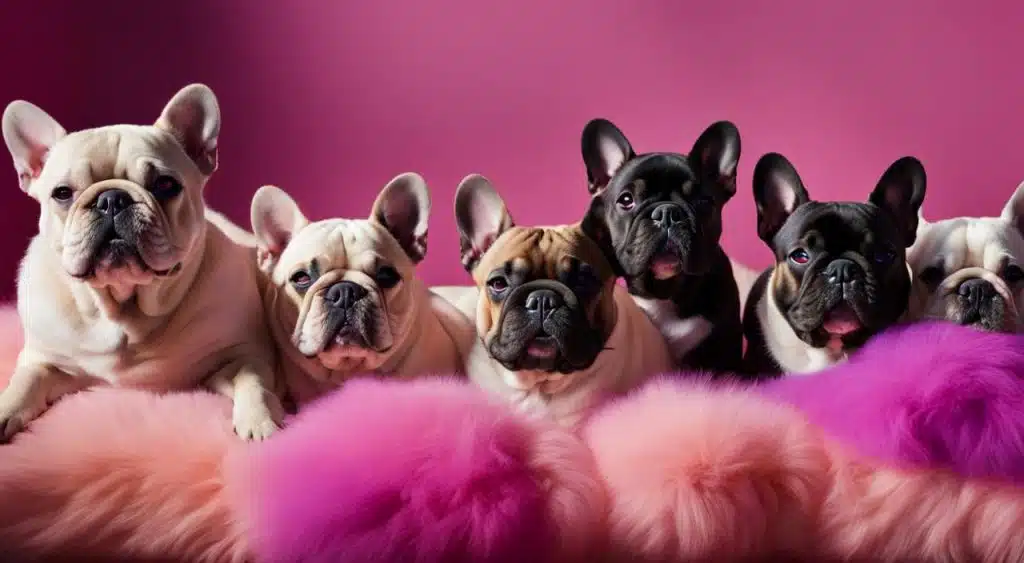 Fluffy French Bulldogs