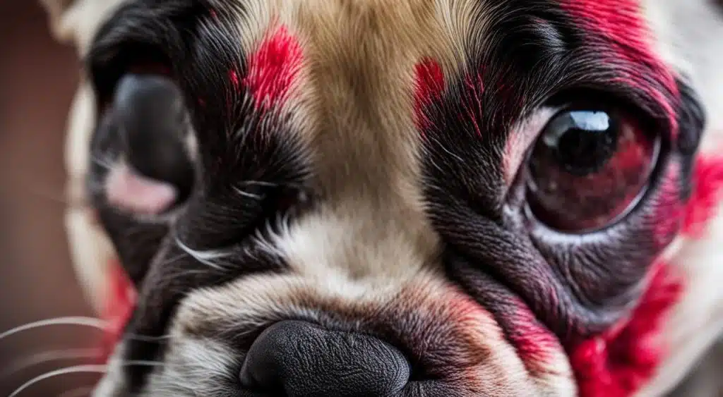 French Bulldog skin bumps