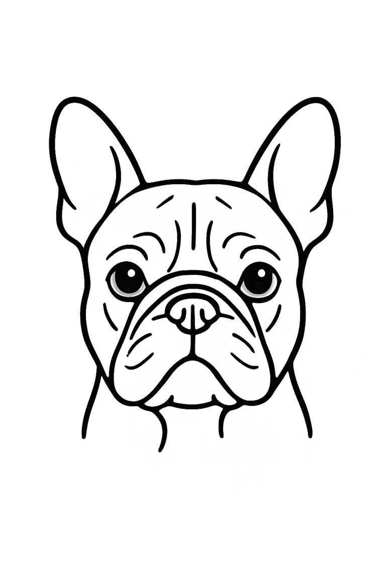French Bulldog Head Outline Tattoo: 7 Creative Design Ideas