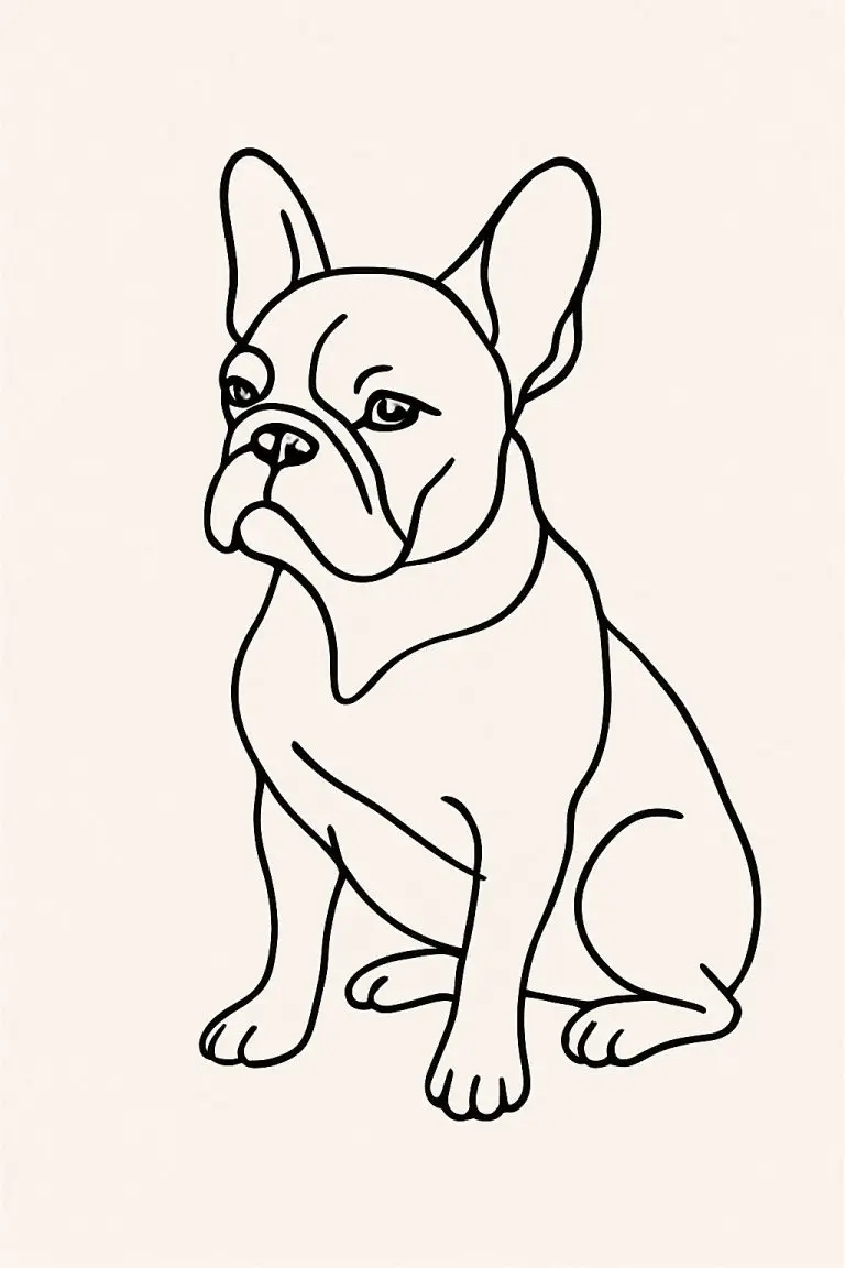 French Bulldog Outline Tattoo: 7 Minimalist Designs to Inspire You