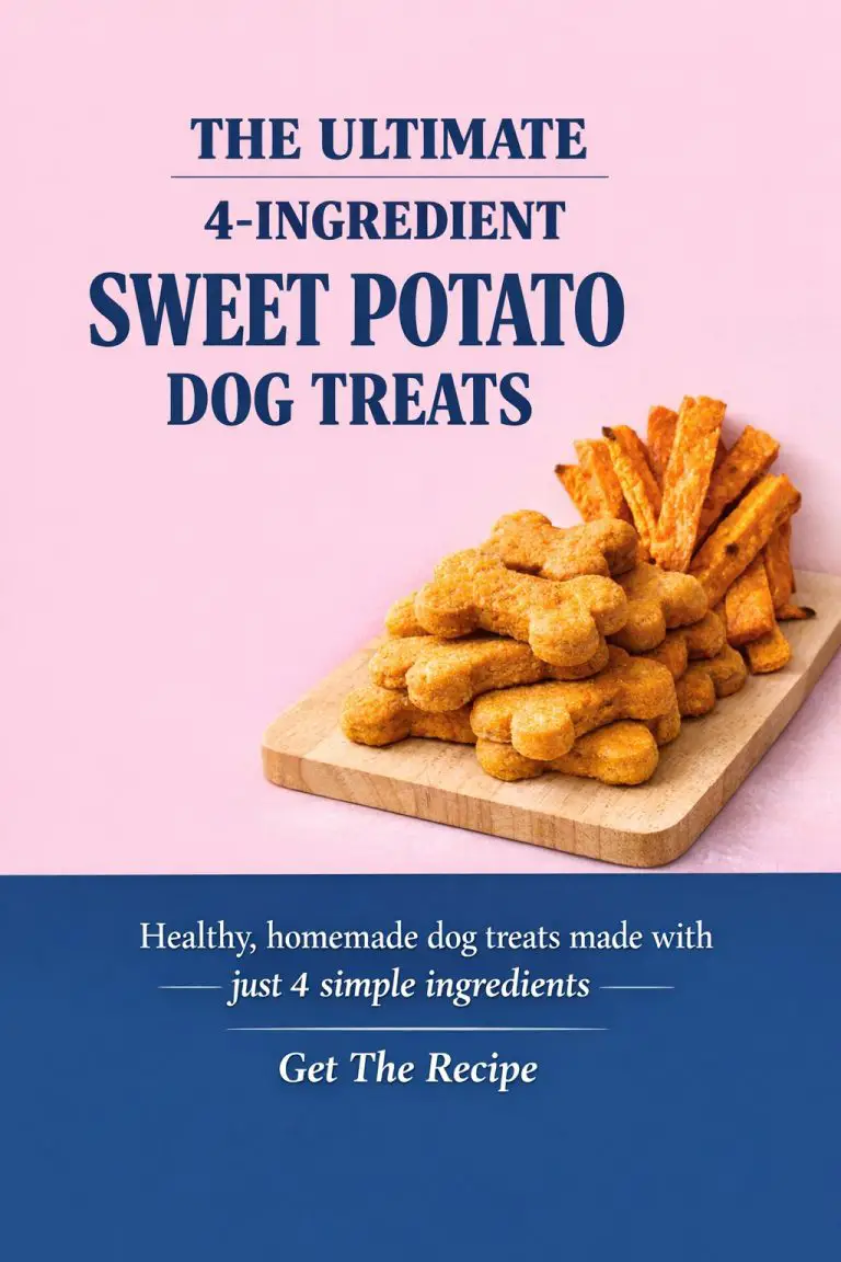 4-Ingredient Sweet Potato Dog Treats