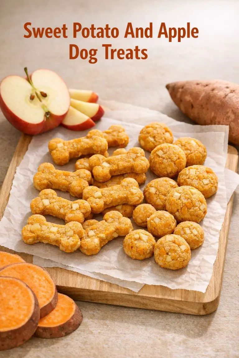 Sweet Potato And Apple Dog Treats