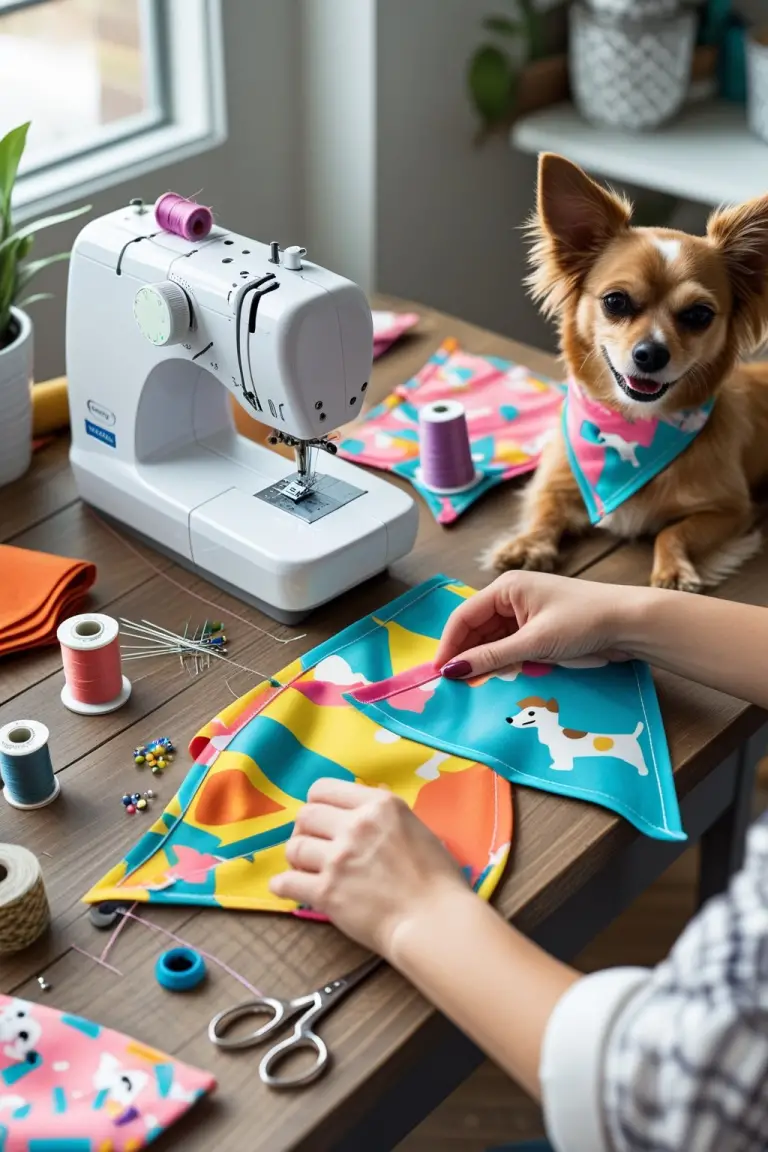 How to Sew a Free Dog Bandana Pattern in 2 Styles: Step-by-Step Guide