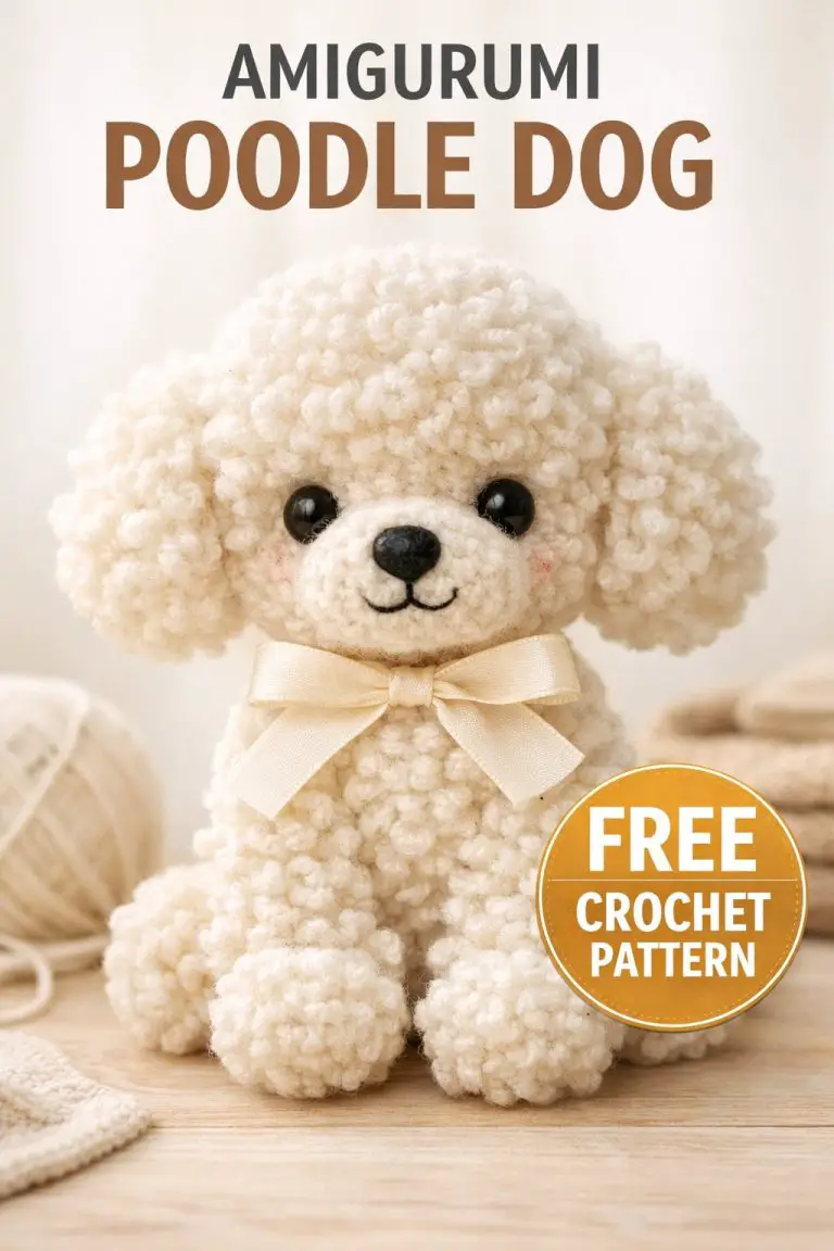 Amigurumi Poodle Dog Free Crochet Pattern: 6 Easy Designs