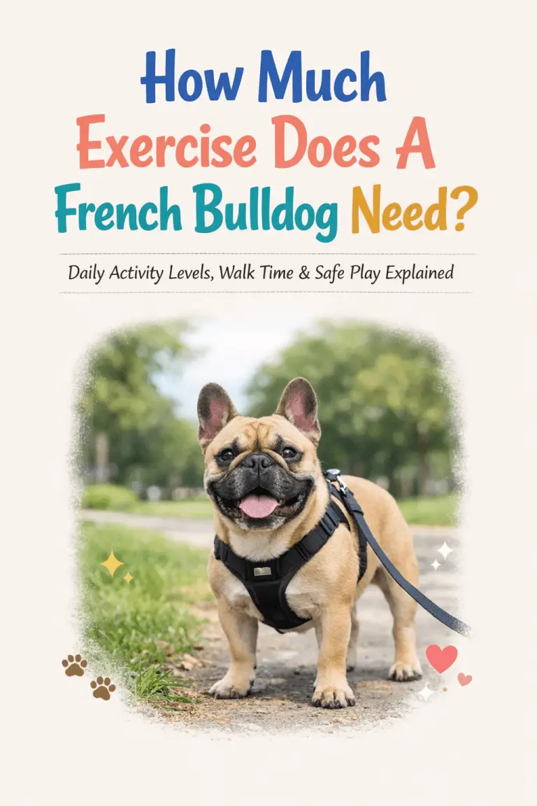 How Much Exercise Does A French Bulldog Need?