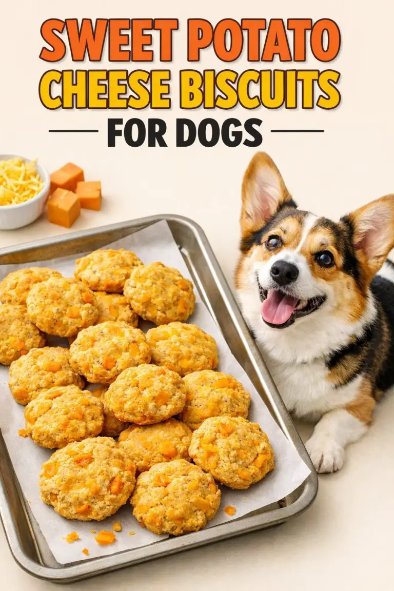 Sweet Potato And Cheese Biscuits For Dogs