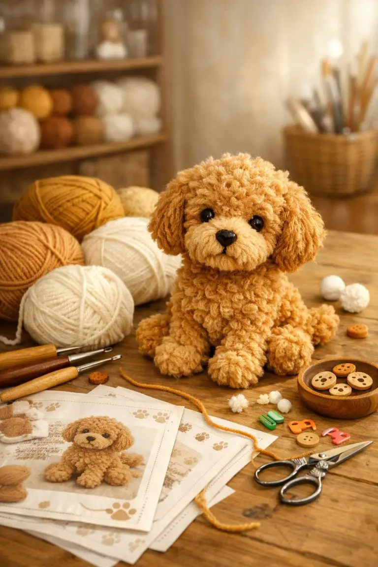 Goldendoodle Crochet Pattern Free | Cute Amigurumi Dog