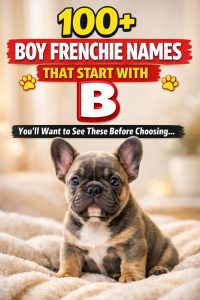 100+ Name For A Boy Frenchie That Starts With B