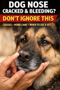 Why Is My Dog’S Nose Cracked And Bleeding?