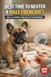 When Is The Best Time To Neuter A Male French Bulldog?