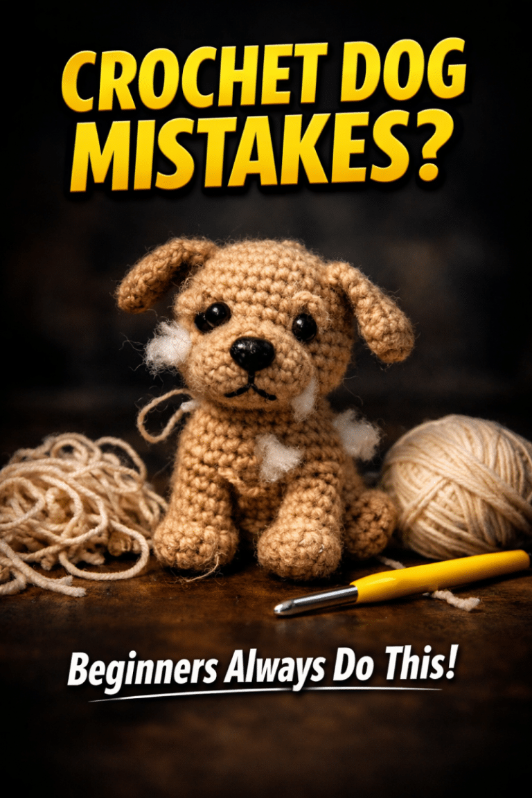 Crochet Dog Mistakes Beginners Make When Starting Amigurumi