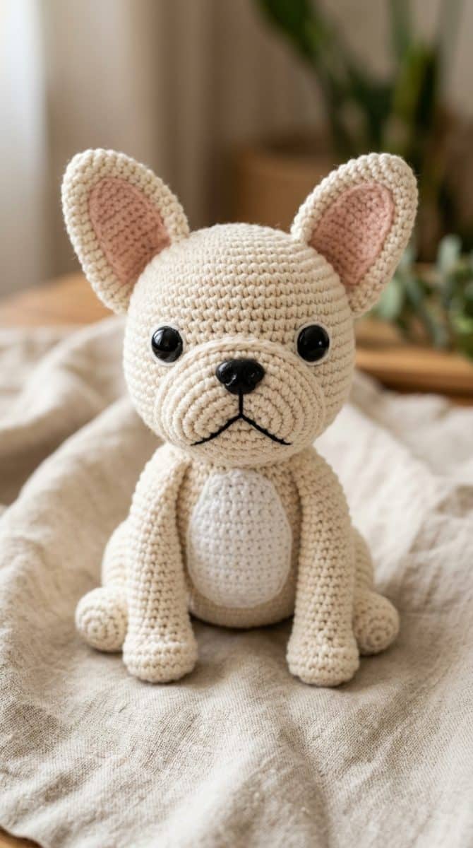 French Bulldog Amigurumi Pattern