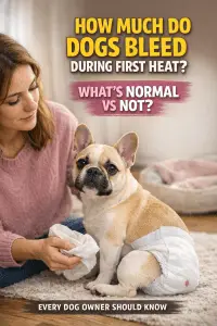 How Much Do Dogs Bleed During Their First Heat