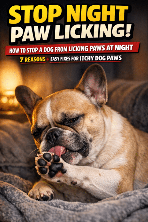 How To Stop A Dog From Licking Paws At Night