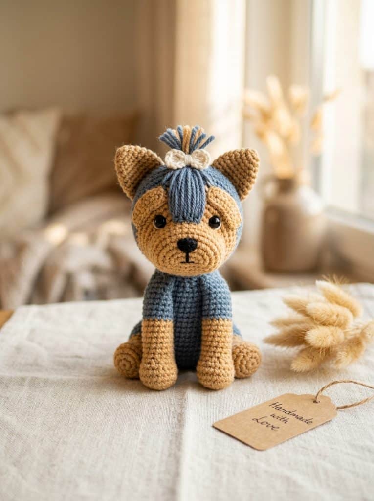 Yorkie Crochet Pattern For Beginners (Free & Complete Guide)