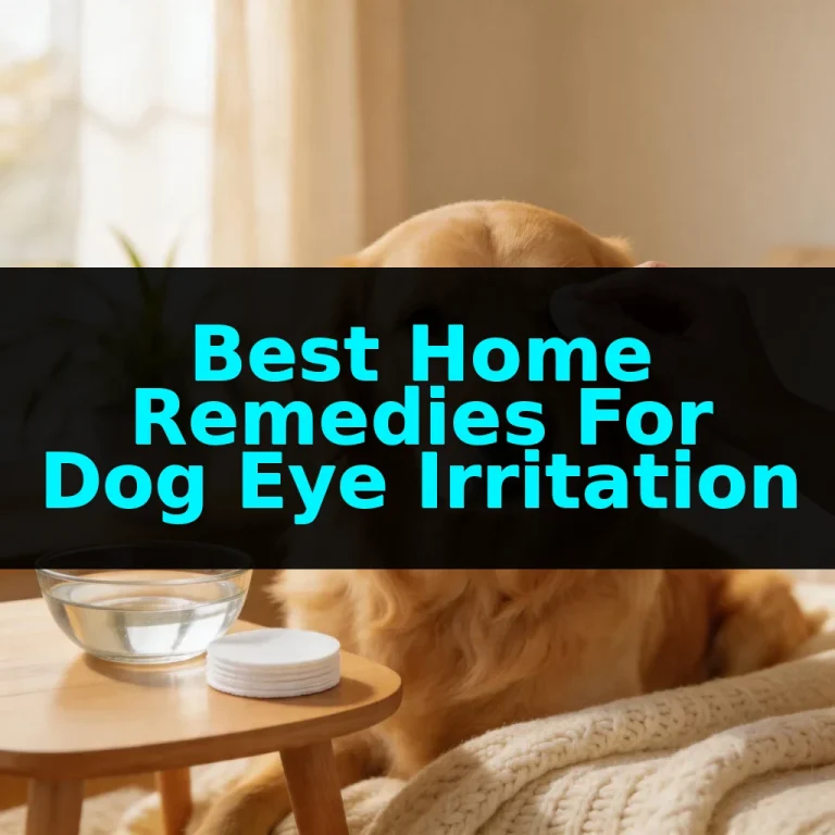 Best Home Remedies For Dog Eye Irritation