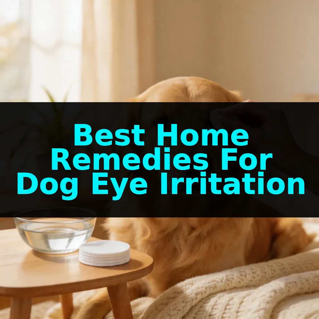 Best Home Remedies For Dog Eye Irritation