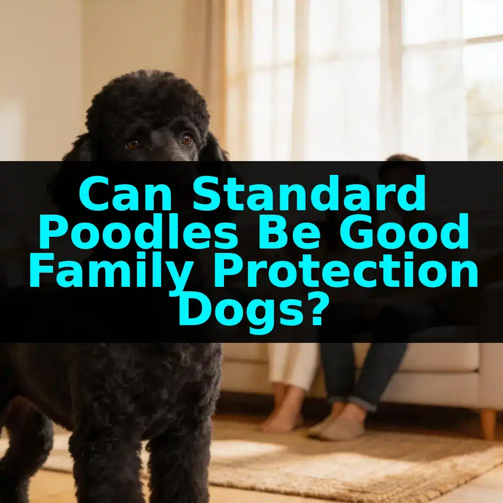 Can Standard Poodles Be Good Family Protection Dogs?