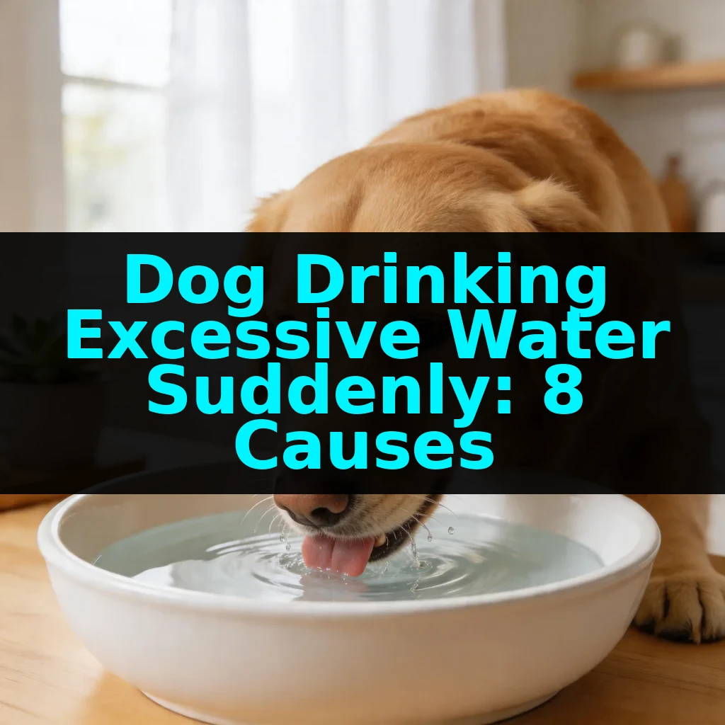 Dog Drinking Excessive Water Suddenly: 8 Causes