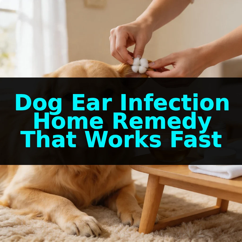 Dog Ear Infection Home Remedy That Works Fast
