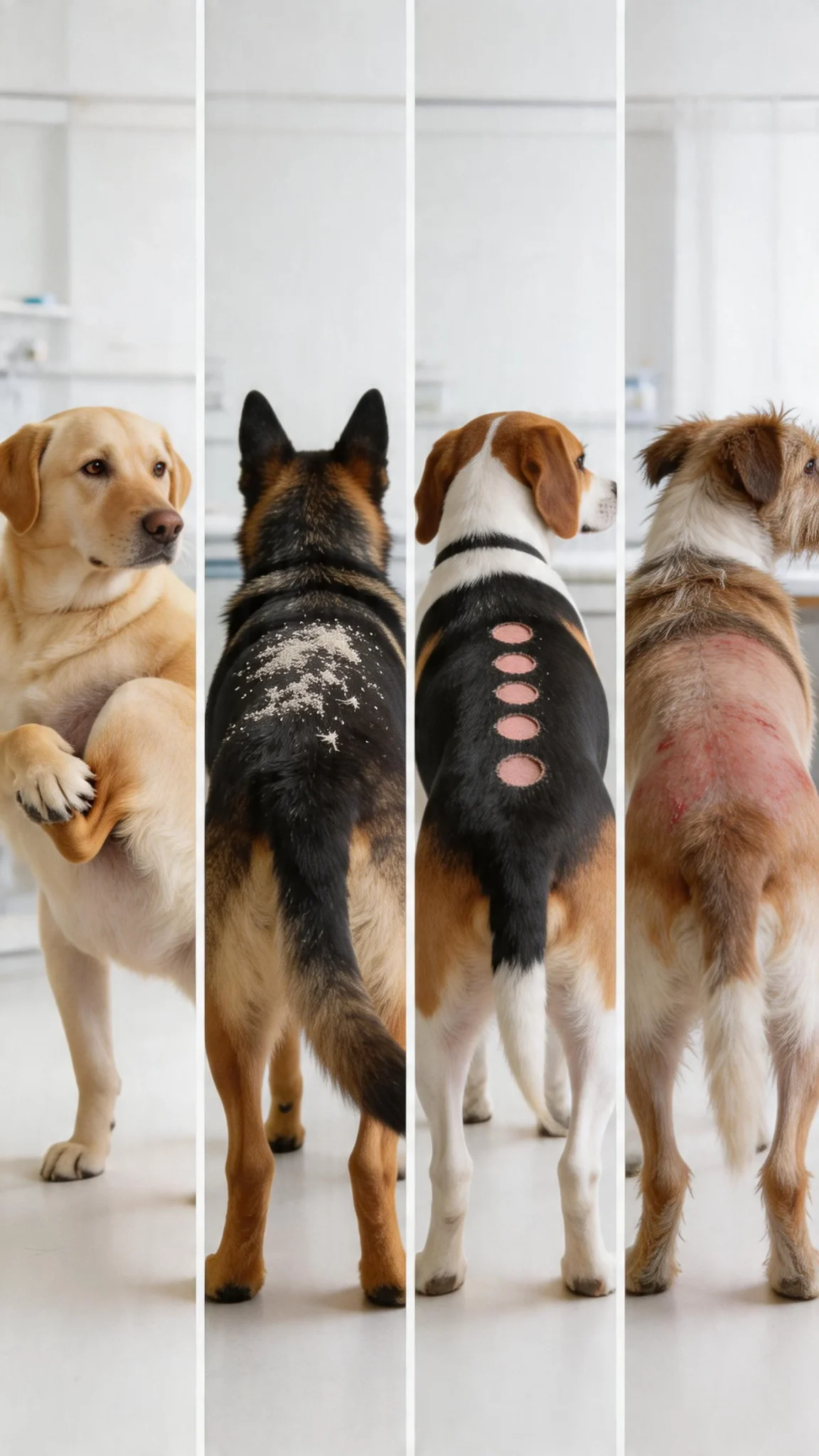 Common Causes Of Patchy Hair Loss On A Dog's Back