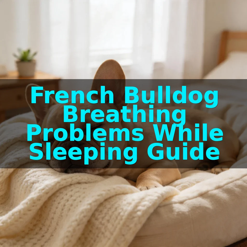French Bulldog Breathing Problems While Sleeping Guide