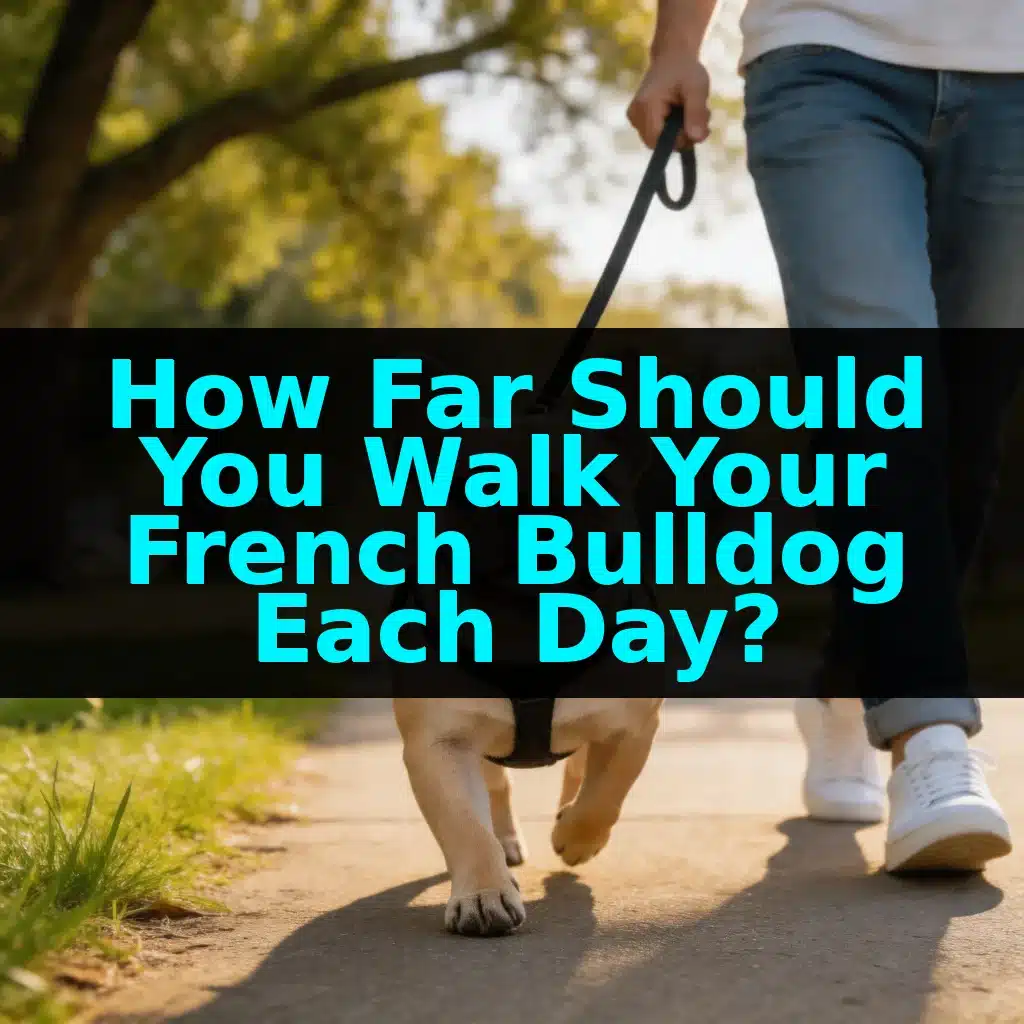 How Far Should You Walk Your French Bulldog Each Day?
