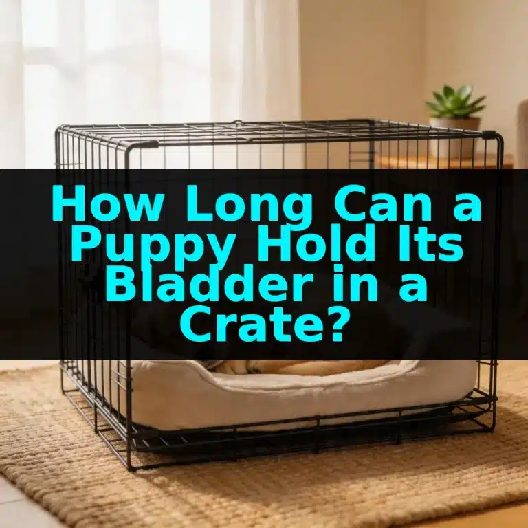 How Long Can a Puppy Hold Its Bladder in a Crate?
