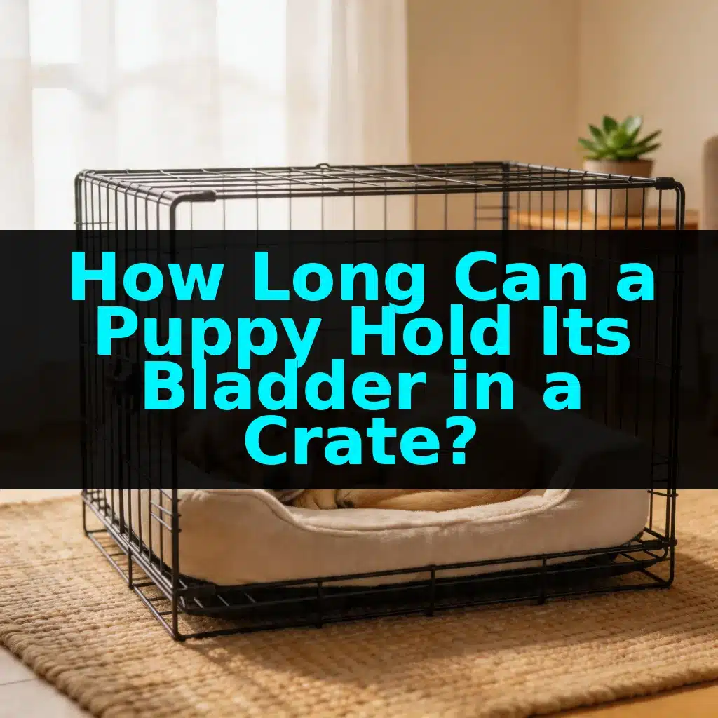 How Long Can a Puppy Hold Its Bladder in a Crate?