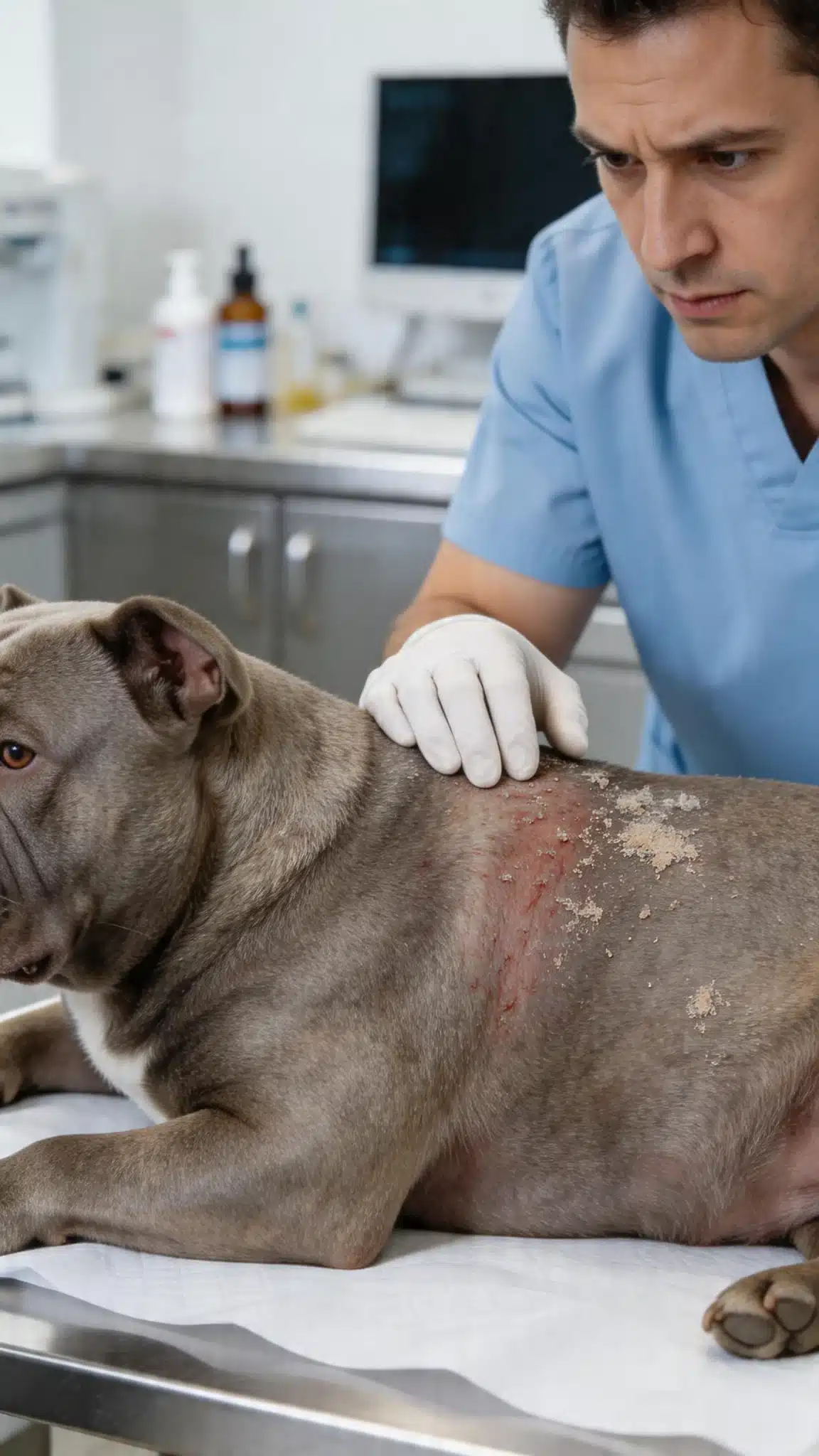 Common Bathing Mistakes That Harm American Bullies