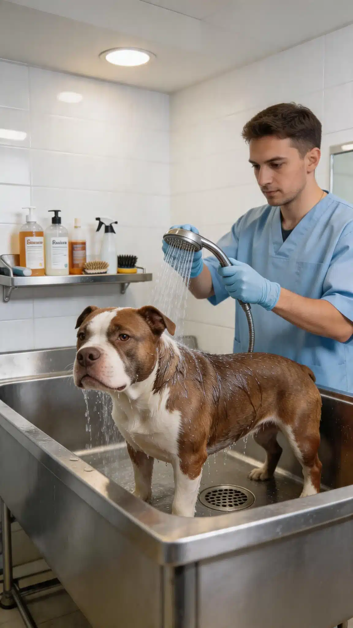 How to Bathe an American Bully Properly
