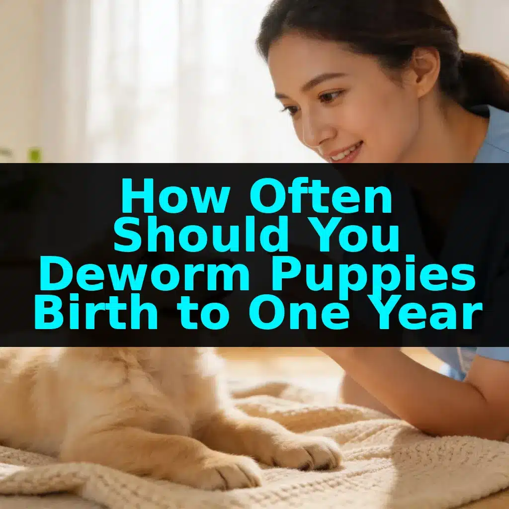 How Often Should You Deworm Puppies Birth to One Year