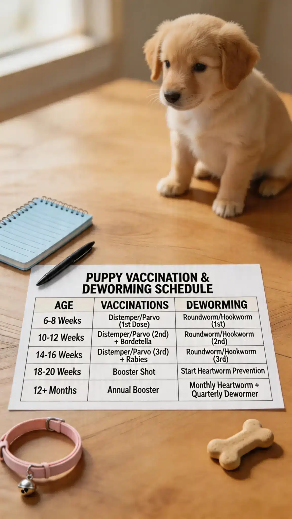 Puppy Deworming Schedule By Age