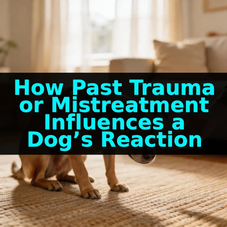 How Past Trauma or Mistreatment Influences a Dog’s Reaction