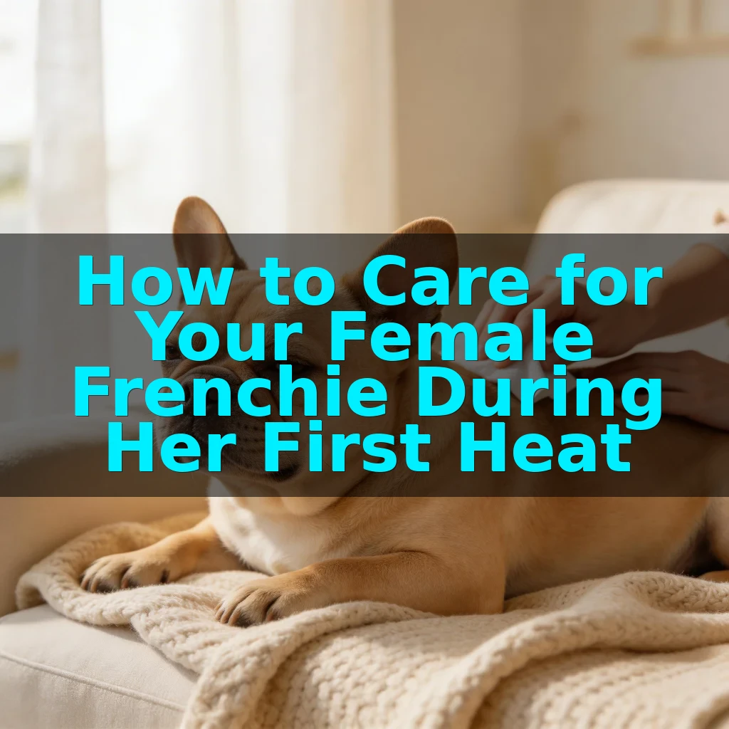 How to Care for Your Female Frenchie During Her First Heat