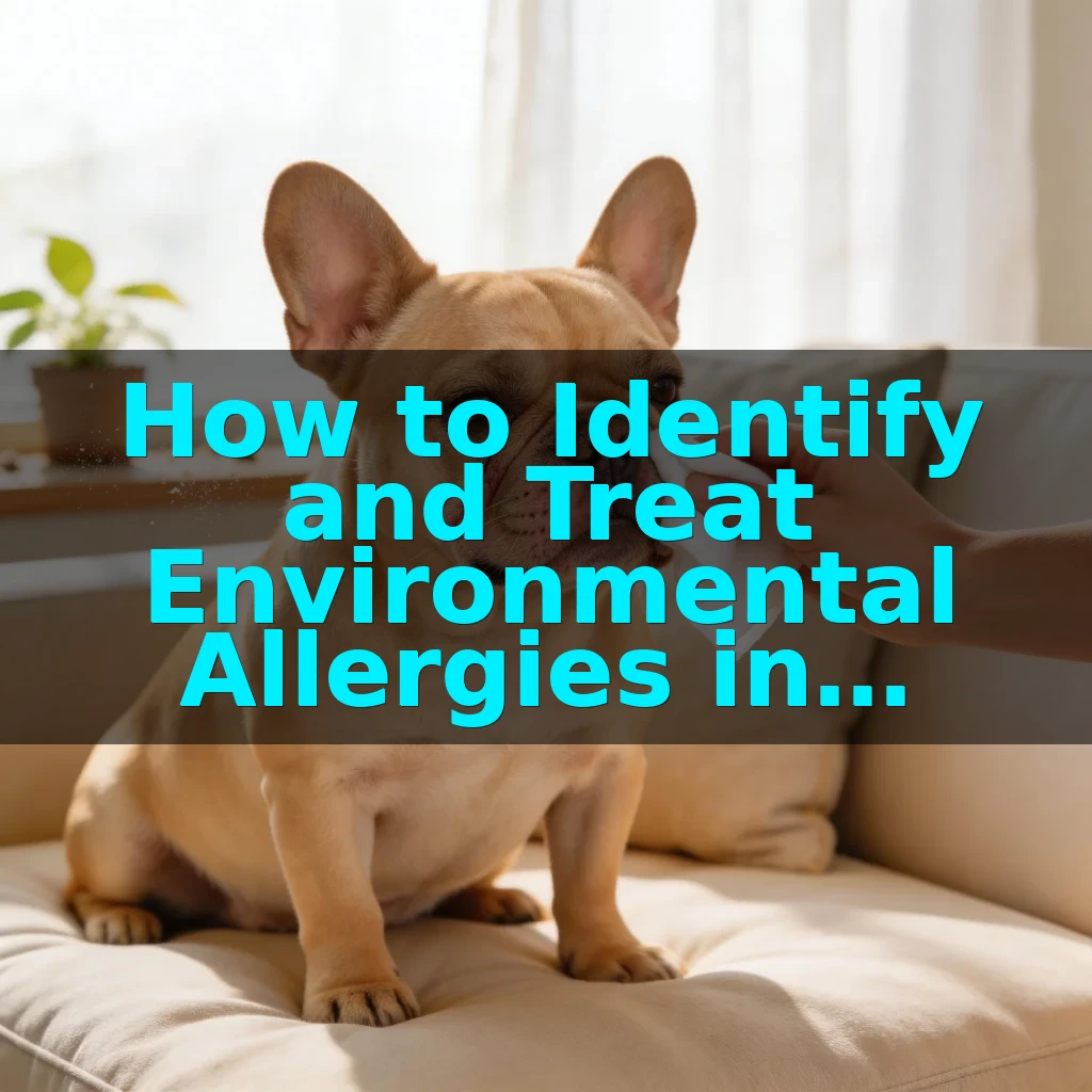 How to Identify and Treat Environmental Allergies in French Bulldogs
