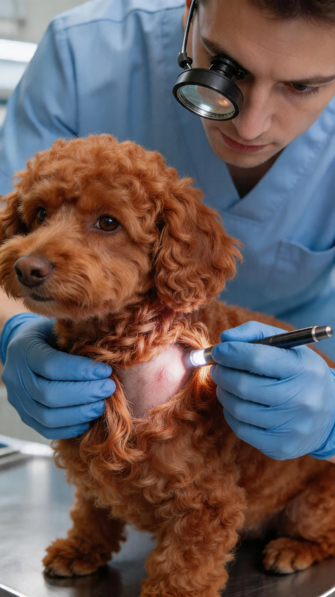 How to Identify and Manage Yeast Breakouts in Red Poodles