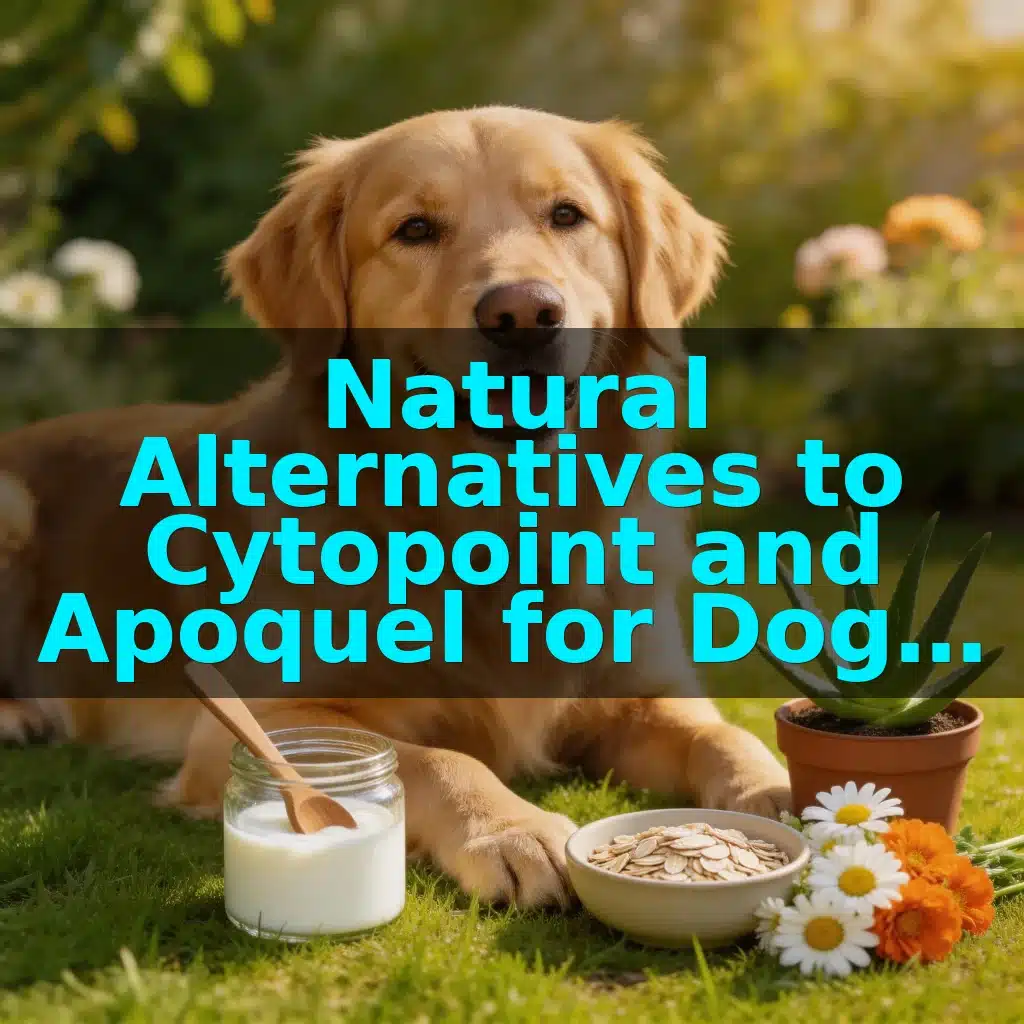 Natural Alternatives to Cytopoint and Apoquel for Dog Skin Issues