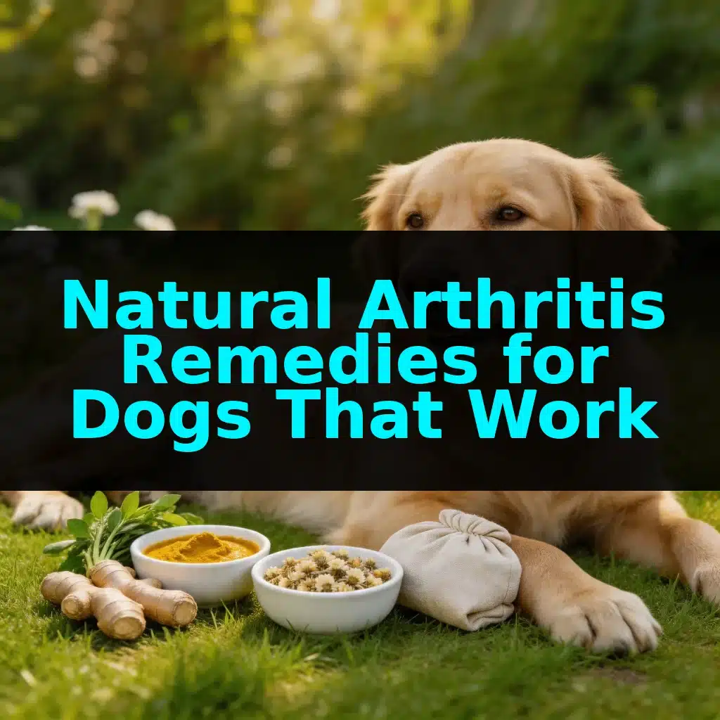 Natural Arthritis Remedies for Dogs That Work