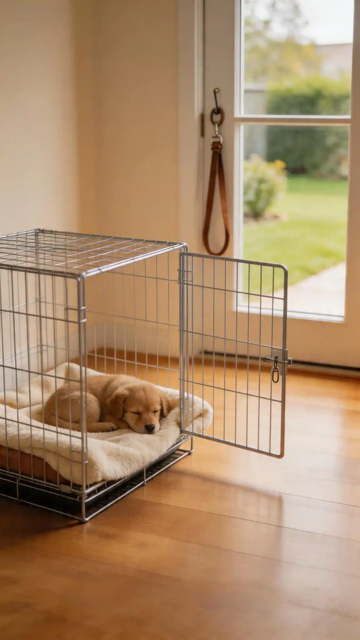 Crate Training Accelerates Outdoor Potty Success