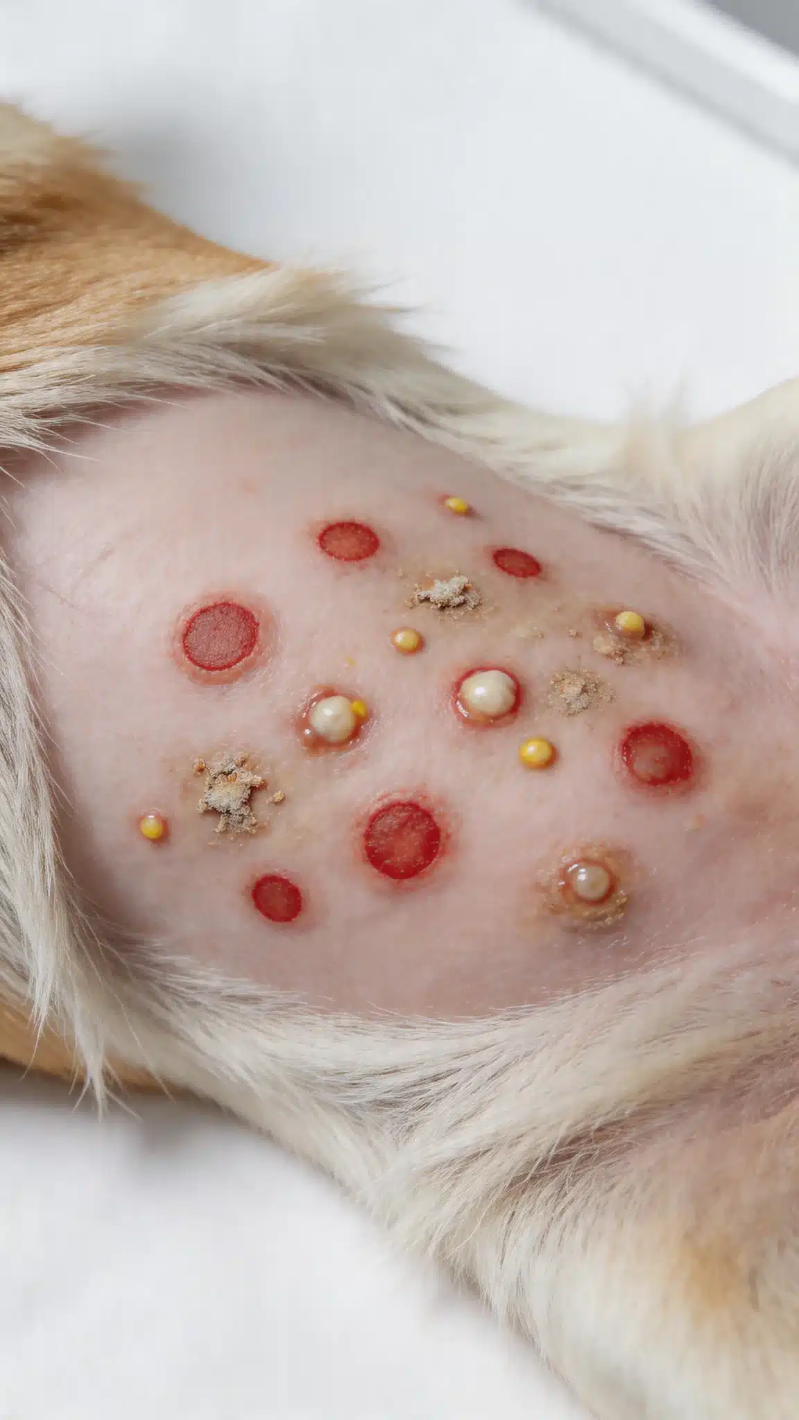 Bacterial and Fungal Skin Infections on the Belly