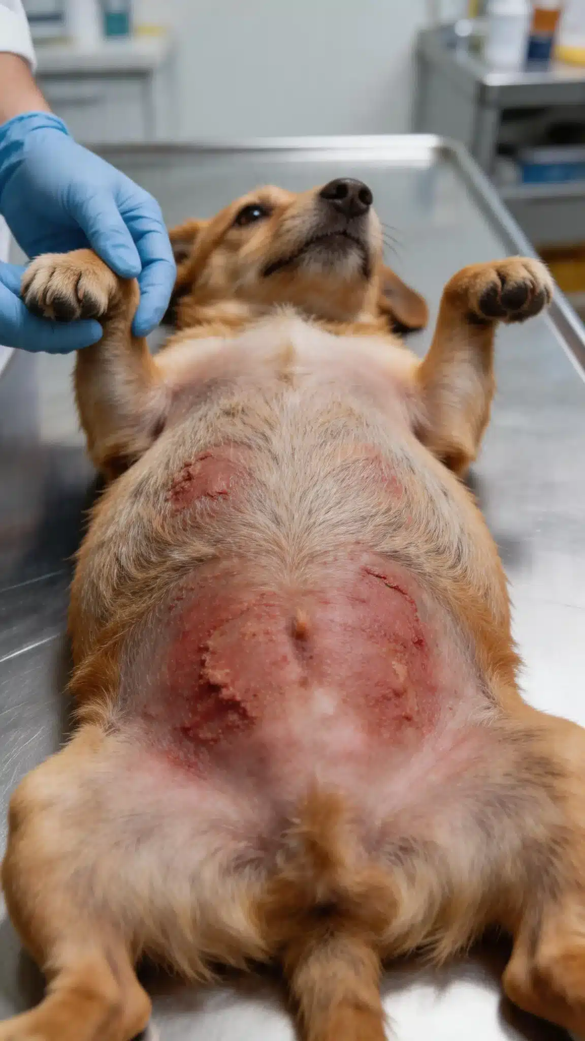 Mange: Mite-Caused Belly Rashes in Dogs