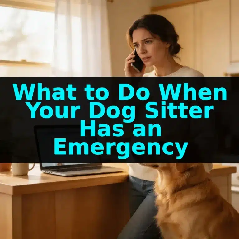 What to Do When Your Dog Sitter Has an Emergency