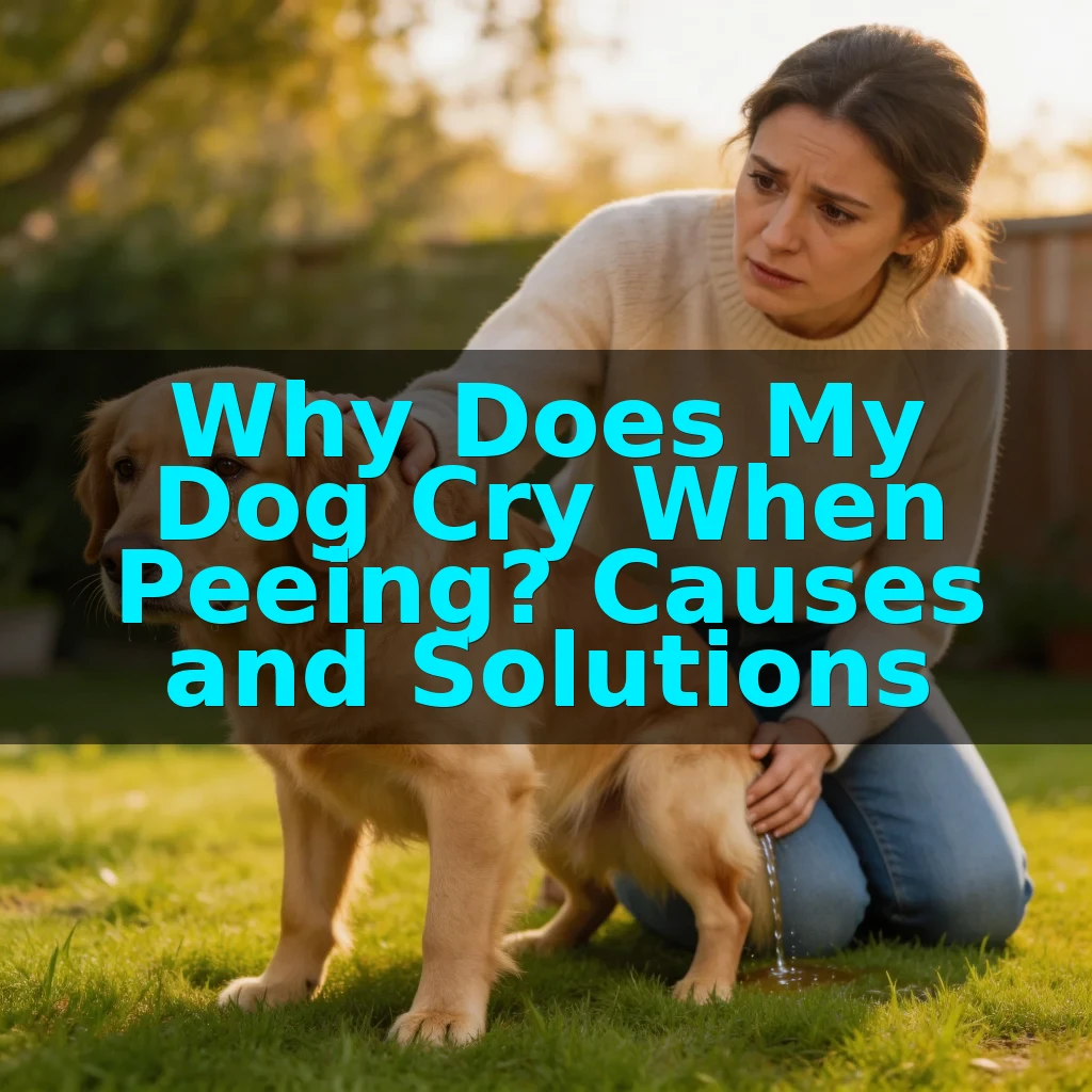 Why Does My Dog Cry When Peeing? Causes and Solutions