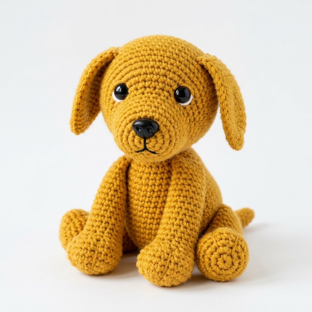 Free Labrador Retriever Amigurumi Crochet Pattern