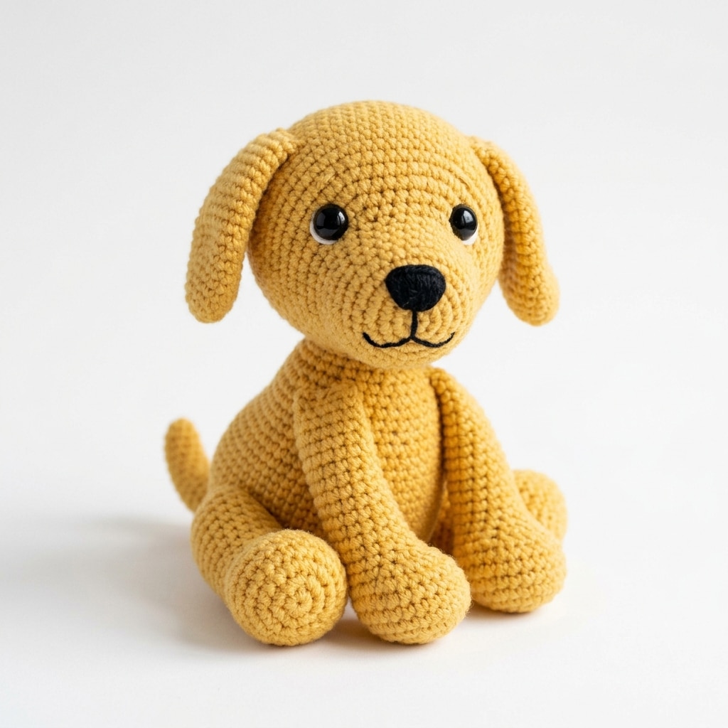 Free Labrador Retriever Amigurumi Crochet Pattern