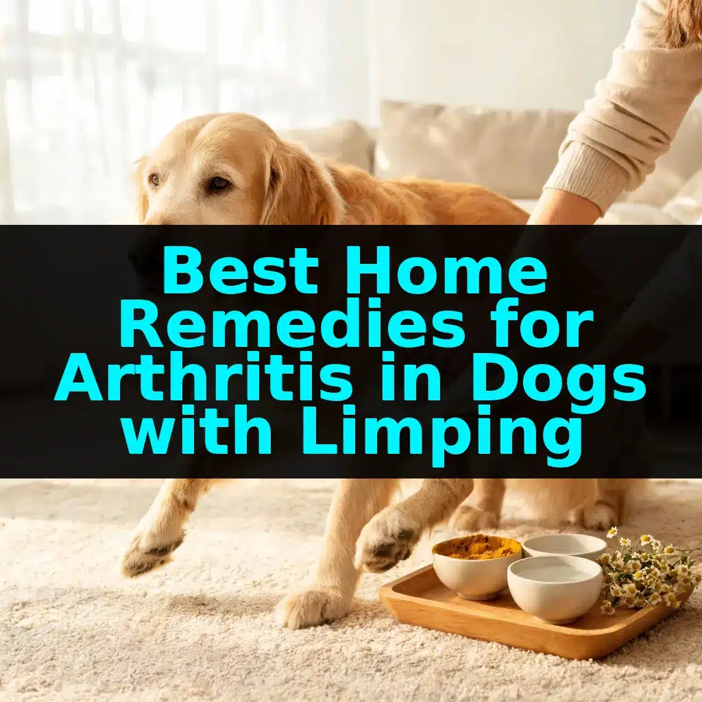 Best Home Remedies for Arthritis in Dogs with Limping