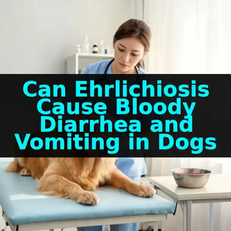 Can Ehrlichiosis Cause Bloody Diarrhea and Vomiting in Dogs