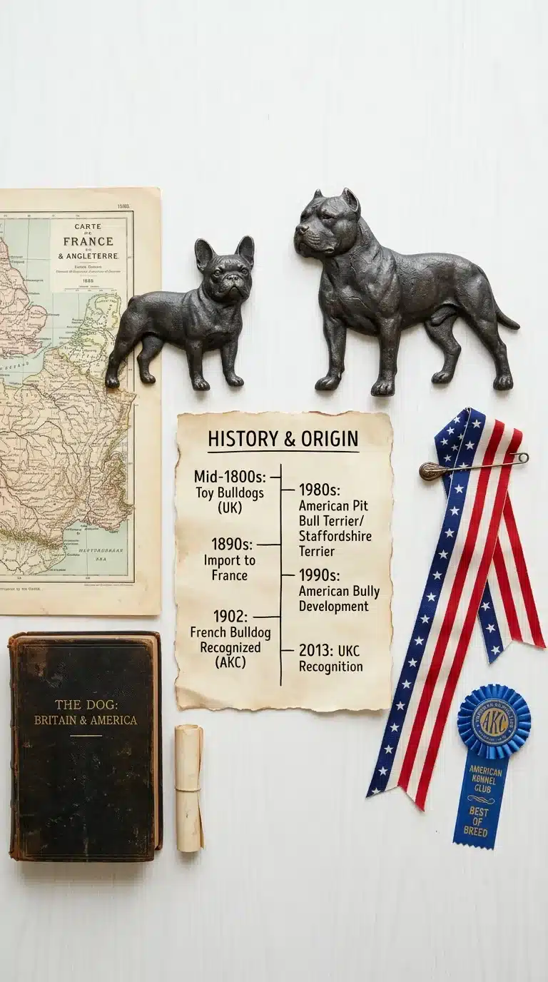 French Bulldog vs American Bully at a Glance