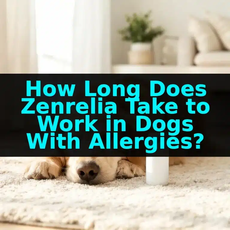 How Long Does Zenrelia Take to Work in Dogs With Allergies?